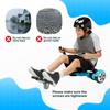 Gotrax HoverflyKart Seat Attachment Accessory for 6.5" 8" 8.5" 10" Self Balancing Scooter, Adjustable Frame Length and Handlebar Control Buggy Attachment, Hover Board Go Kart Accessory, Large, (Black) view 2