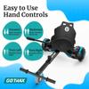 Gotrax HoverflyKart Seat Attachment Accessory for 6.5" 8" 8.5" 10" Self Balancing Scooter, Adjustable Frame Length and Handlebar Control Buggy Attachment, Hover Board Go Kart Accessory, Large, (Black) view 4