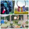 12 Pack Carabiner Clip, 2 inch D Ring Small Carabiners, Mini Keychain Snap Hook for Outdoor Camping Craebuer view 4