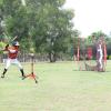 AOLIGEIJS 7'X7' Baseball Softball Practice Net,Pitching Net,Batting Net,with Baseball Tee,Bonus Strike Zone and Bow Frame,for Hitting,Pitching, Catching (Red Net + Red Tee) view 4