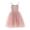 Kids Toddler Baby Girls Knit Autumn Winter Solid Tulle Long Sleeve Princess Dress Clothes 1/5 Year (E-Pink, 5-6 Years) view 1