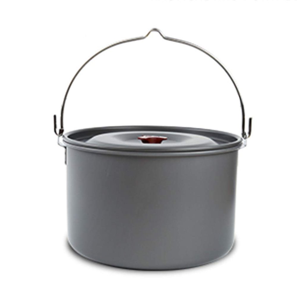 NEWCES Outdoor Rice Cooker Camping Cookware Supplies Portable Picnic Pots Single Pot Soup Pot for Trekking Hiking Picnic Pots & Pans