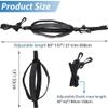 Volleyball Spike Trainer - Adjustable Solo Practice System for Hitting & Serving, Improves Timing/Power with Durable Nylon Design - Perfect for Indoor/Beach Volleyball & Backyard Training view 3