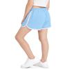 BOOPH 3 Pack Girls Athletic Running Dance Dolphin Shorts 8-10 Years Rose Purple Blue view 4