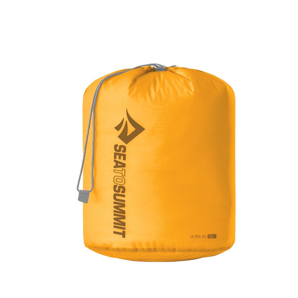 Sea to Summit Ultra-SIL Stuff Sack, Ultralight Outdoor and Travel Storage, 13 Liter, Zinnia Yellow