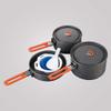 NEWCES Camping Cookware Set Outdoor Camping 2-3 People Portable Pot Set with Folding Handle for Backpacking Hiking Picnic Outdoor Pots & Pans view 3