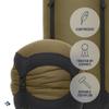 Sea to Summit Lightweight Compression Sack, Space-Saving Outdoor and Travel Storage, 8 Liter, Spicy Orange view 3