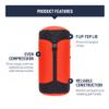 Sea to Summit Lightweight Compression Sack, Space-Saving Outdoor and Travel Storage, 8 Liter, Spicy Orange view 4