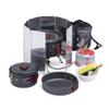 NEWCES Portable Lightweight Cooking Set Aluminum Camping Pans Pots for 2-3 People Outdoor Camping Hiking Backpacking Picnic Pots & Pans view 1