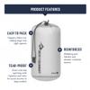 Sea to Summit Ultra-SIL Stuff Sack, Ultralight Outdoor and Travel Storage, 8 Liter, Atoll Blue view 4