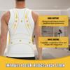 PODFAN Compression Shirt Men, Slimming Tank Top, Gynecomastia Undershirts, Tummy Control Shapewear, Mens Body Shaper Vest(White,3X-Large) view 4