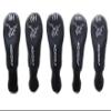 AGXGOLF Long Neck Head Covers for #5, 6, 7, 8 & 9 Hybrid Irons : Fits Left or Right Hand All Brands. Black w/White Embroidery; Keep Your Golf Clubs Safe view 1