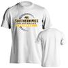 Sport Your Gear Southern Miss Baseball Seams Collegiate Fan T-Shirt - White - 3XL view 1