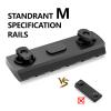 Anovo Single-Sided Rail Accessory Set 3-3-5-5-7-7 Slots-Style 2 view 2