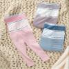 Calvin Klein Organic Baby Girls Essentials 3-Pack Cotton Pants, Everyday Casual Wear, Ultra-Soft & Comfortable Fit, Rosewater/Country Rose, 6-9 Montha view 3
