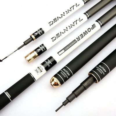 LYYCX Telescopic Fishing Rods 12FT 13FT 15FT 16FT 18FT 21FT 24FT Carbon Fiber Rod Ultra Light Carp Fishing Pole Spinning Rod (Size : 6.3m/21FT)