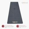 Kosha Yoga PUre Align Premium Big Yoga Mat | 76in x 27in | 4.5mm thick (Charcoal) view 4