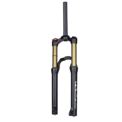 24inch Shoulder Control Mountain Bike Air Front Fork Magnesium Alloy Straight Tube Pressure Suspension Forks Rear Front Fork (Color : Manual Lockout, Size : 24inch)