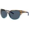 Costa Del Mar Womens Mayfly Round Sunglasses, Wahoo/Grey Polarized 580P, 58 mm view 1