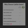 Catfish Sumo 1oz Egg Lead Sinker Weights with Line-Protecting Inserts to Guard Against Damage (10-Pack) view 3
