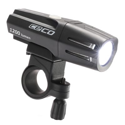 CECO-USA: 1,200 Lumen USB Rechargeable Bicycle Headlight HARD MOUNT VERSION - Tough & Durable IP67 Waterproof & FL-1 Impact Resistant Super Bright Model F1200 For Commuters, Road & Mountain Bikes