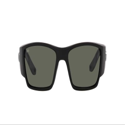 Costa Del Mar Corbina Pro Polarized Rectangular Sunglasses, Matte Black/Grey Polarized-580G, 61 mm