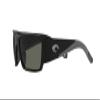 Costa Del Mar Corbina Pro Polarized Rectangular Sunglasses, Matte Black/Grey Polarized-580G, 61 mm view 3