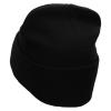 e4Hats.com Plane Flight Embroidered 12 Inch Long Knitted Beanie - Black OSFM view 2