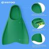 WSTOO Streamlined Training Short Fins - Silicone Swim Flippers for Adults and Youth (Men & Women), Ideal for Swimming, Snorkeling, and Diving view 3