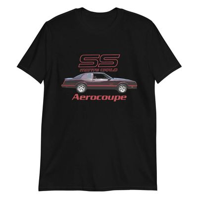 1987 Chevy Monte Carlo SS Aerocoupe Burgundy Classic Car T-Shirt