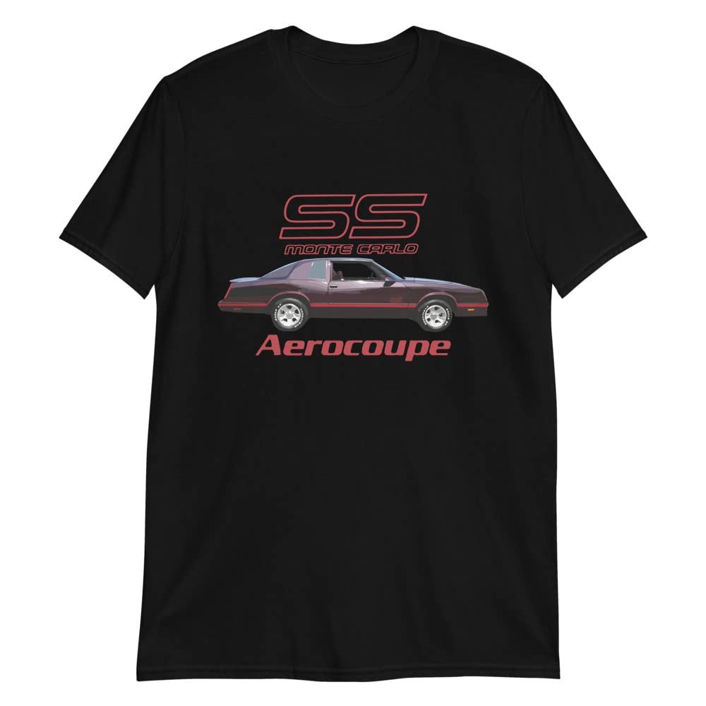 1987 Chevy Monte Carlo SS Aerocoupe Burgundy Classic Car T-Shirt