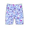 Bloch Girls Nicole Bike Shorts, Pale Blue Petals, 8 view 3