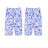 Bloch Girls Nicole Bike Shorts, Pale Blue Petals, 8 view 4