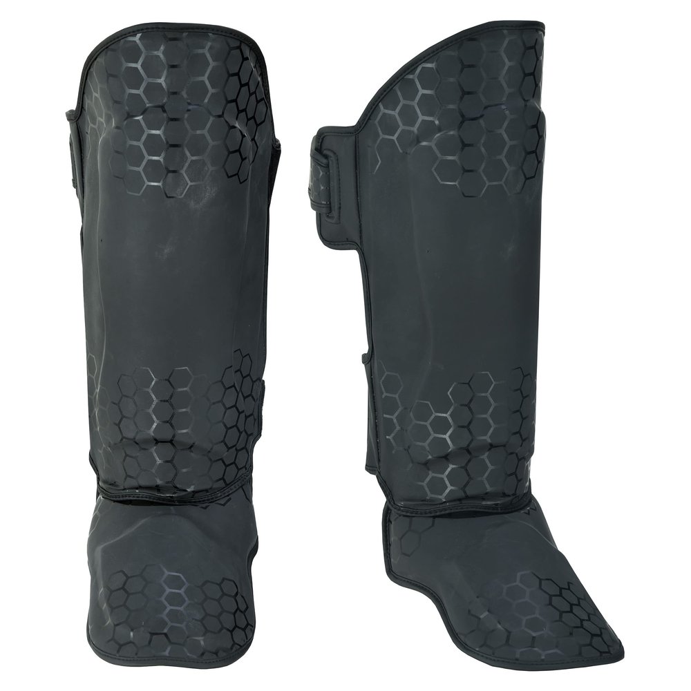 PFG Ultimate Series Shin Instep - Boxing MMA Muay Thai Training (Black, S/M)