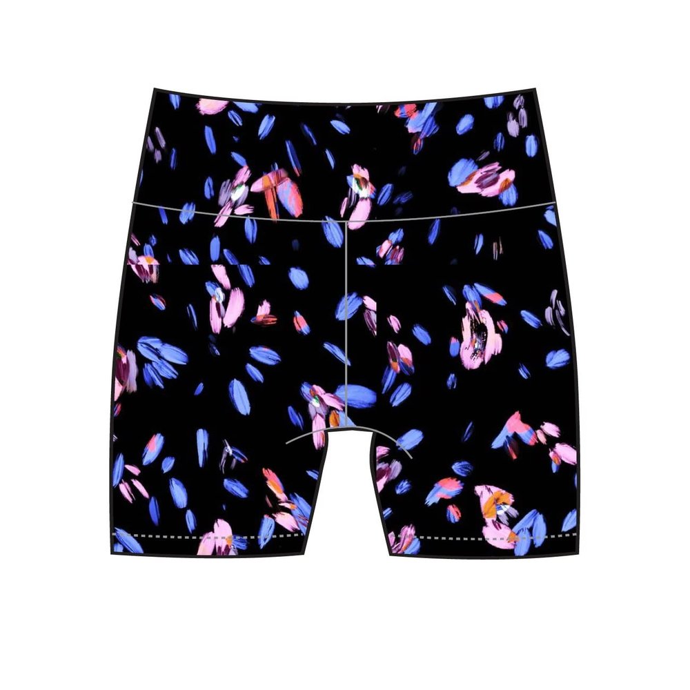 Bloch Girls Nicole Bike Shorts, Falling Petal, 12