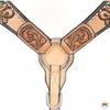 HILASON Western Horse Breast Collar Leather Tan | for Horses view 3