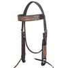 HILASON Western Horse Headstall American Leather Brown | for Horses view 1
