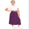 Girl's A-Line Skirt Ankle Length Purple Large view 2
