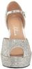 Ellie Shoes Women's 5" Heel Silver Open Toe Shoe with Ankle Strap Costume Footwear, 9 view 2