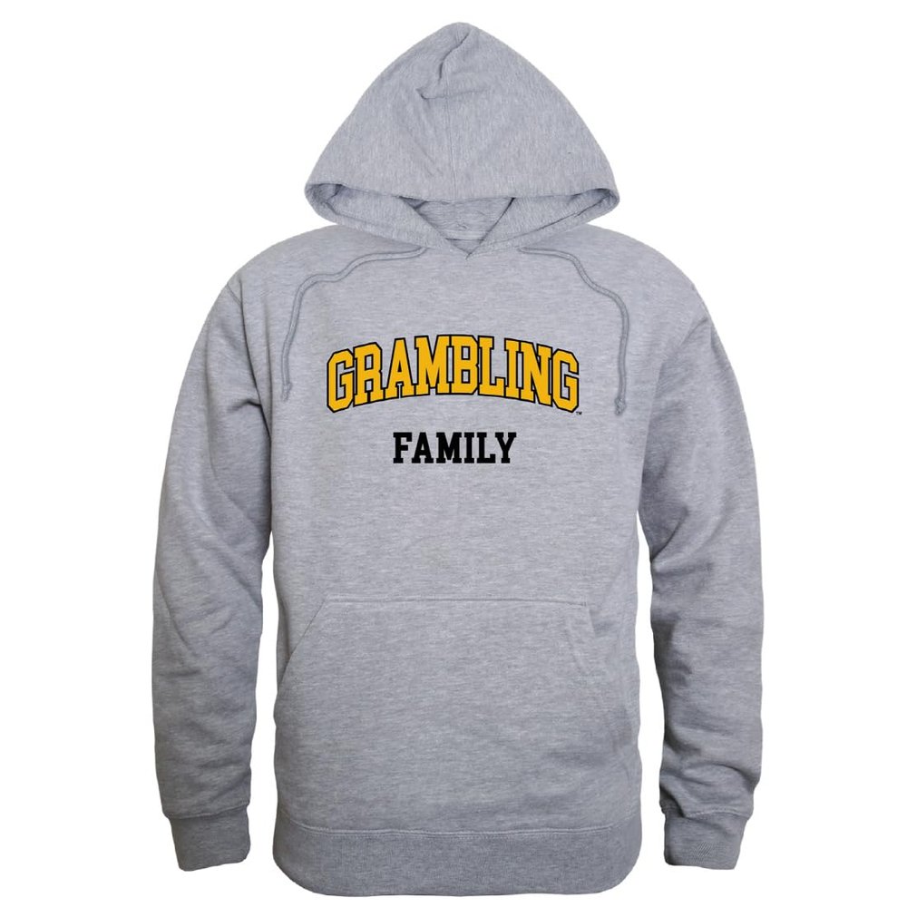 W Republic Grambling State University Tigers Family Hoodie Sweatshirts - Heather Grey, Large