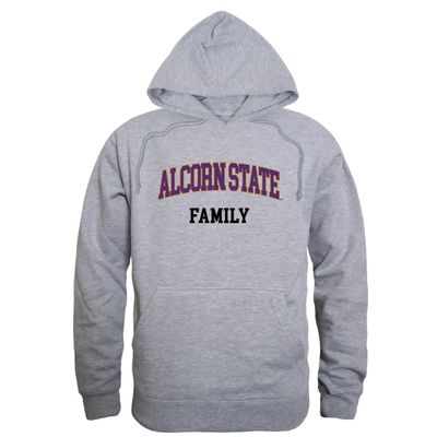W Republic Alcorn State University Braves Family Hoodie Sweatshirts - Heather Grey, Small