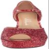 Ellie Shoes Women's 5" Heel Red Open Toe Shoe with Ankle Strap Costume Footwear, 8 view 2