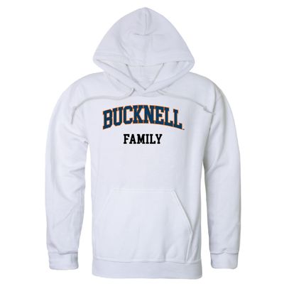 W Republic Bucknell University Bison Family Hoodie Sweatshirts - White, Large