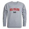 W Republic Hill College Rebels Dad Fleece Crewneck Pullover Sweatshirt Heather Grey Small view 1