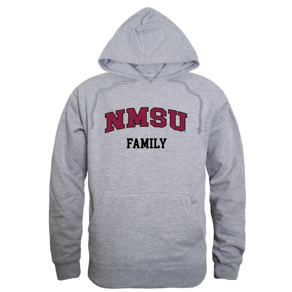 W Republic New Mexico State University Aggies Family Hoodie Sweatshirts - Heather Grey, Small