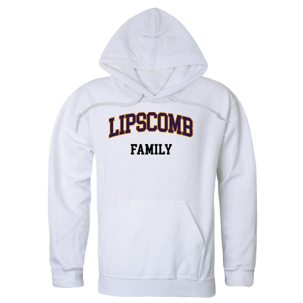 W Republic Lipscomb University Bisons Family Hoodie Sweatshirts - White, Medium