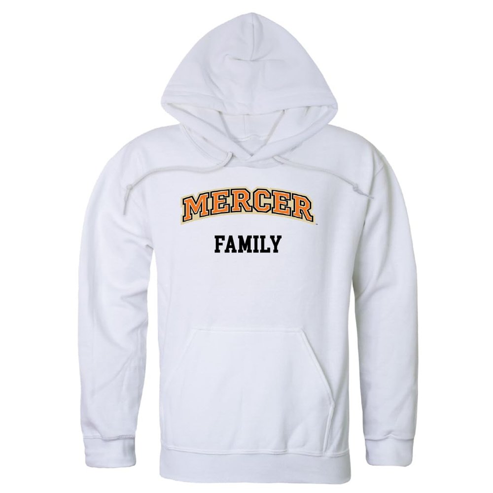 W Republic Mercer University Bears Family Hoodie Sweatshirts - White, Medium