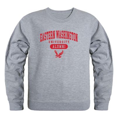 W Republic Eastern Washington Eagles Alumni Crewneck Sweatshirt Heather Grey Medium