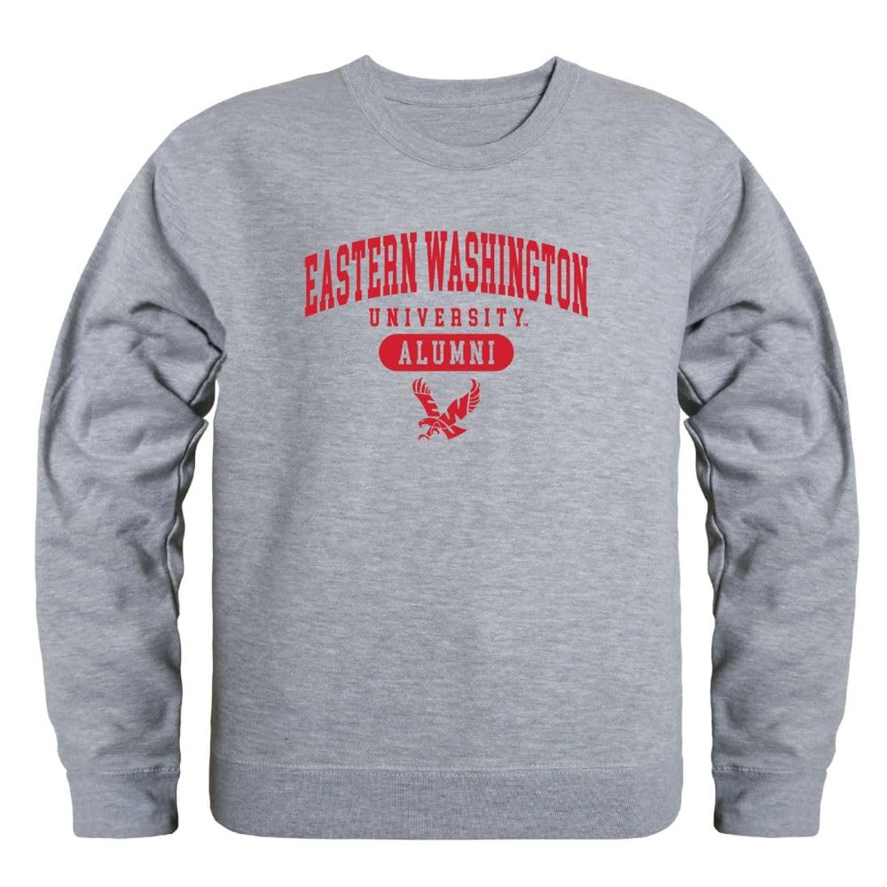 W Republic Eastern Washington Eagles Alumni Crewneck Sweatshirt Heather Grey Medium
