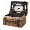PICNIC TIME NHL Dallas Stars Champion Picnic Basket for 2, Large Wicker Picnic Set with Cutlery Service Kit, (Black with Brown Accents) view 2